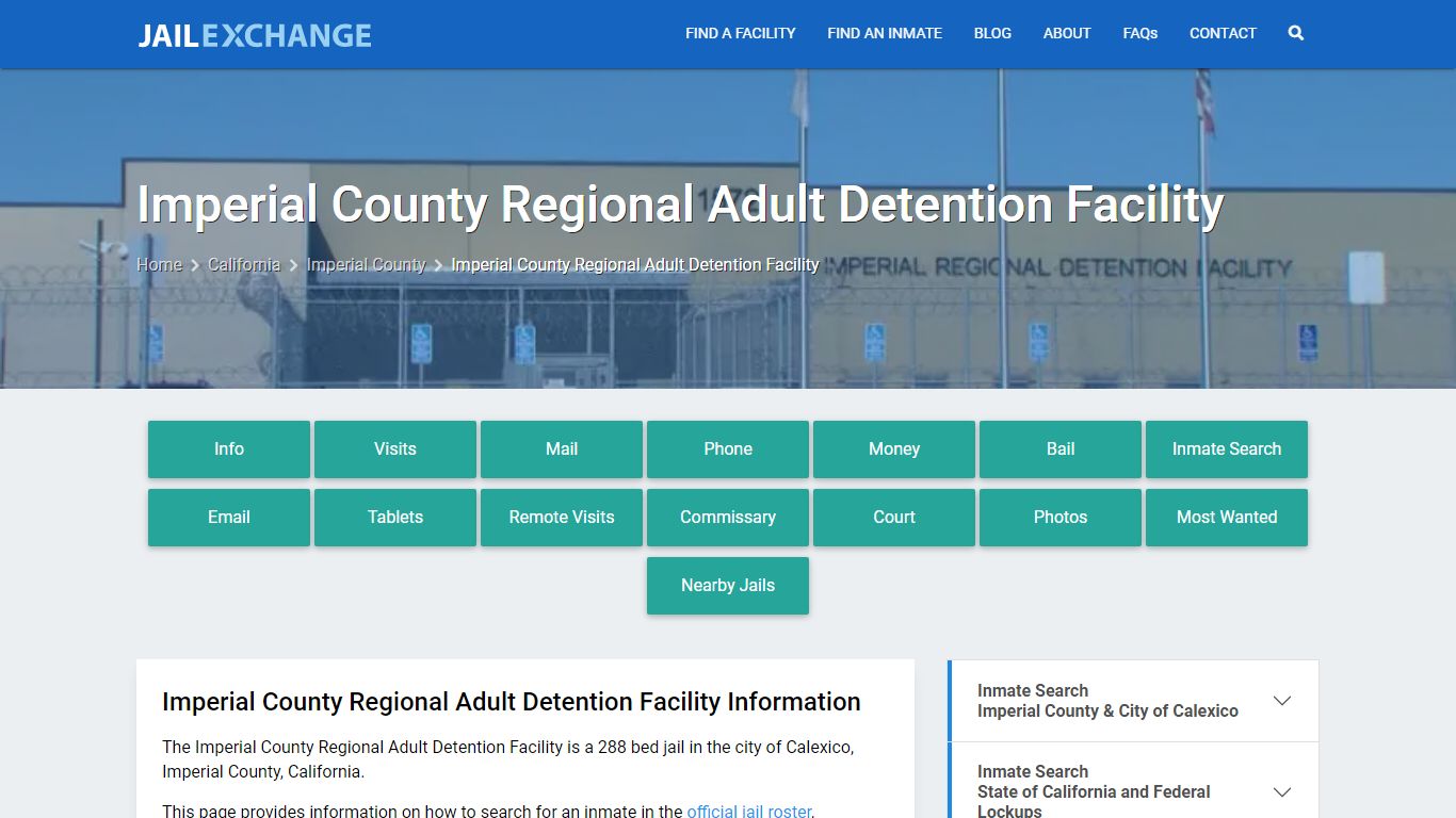 Imperial County Regional Adult Detention Facility - Jail Exchange